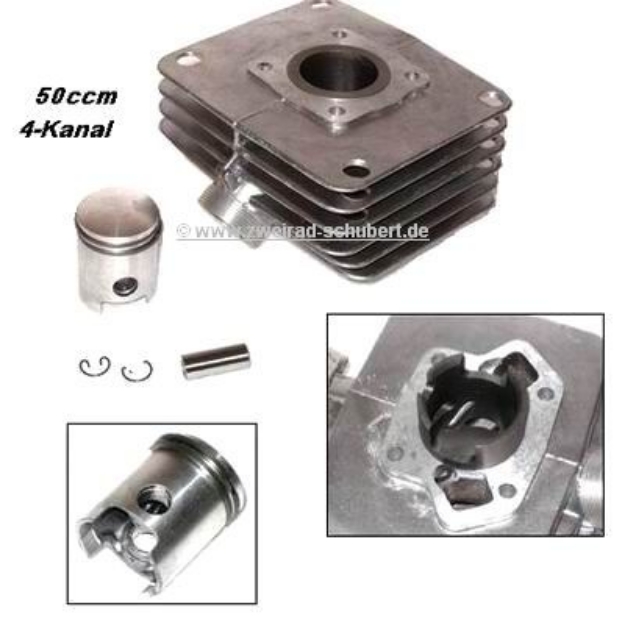 Simson Tuning-Zylinder Set 60-ccm 4 Kanal S51 KR51/2 SR50