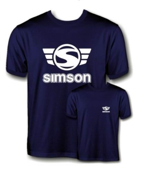 Bild von T-Shirt navi blau "SIMSON"